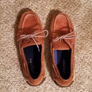 Men's Sperry leather boat shoes